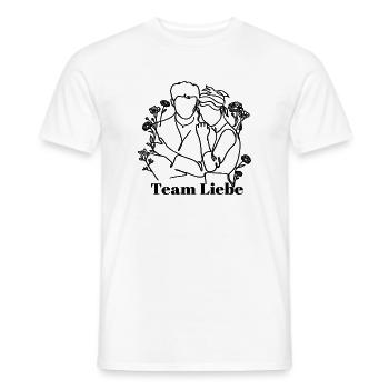 Team Liebe Jahrestag Geschenk Valentinstag Paar - Männer T-Shirt - Weiß - Vorne - AI Model Male 178 dark (178cm)