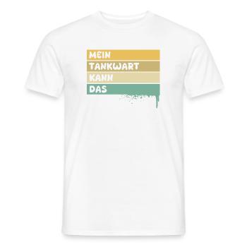 Handwerker Tankwart - Männer T-Shirt - Weiß - Vorne - AI Model Male 178 dark (178cm)