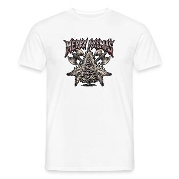 Heavy Metal de Noël - T-shirt homme - blanc - Devant - AI Model Male 178 dark (178cm)