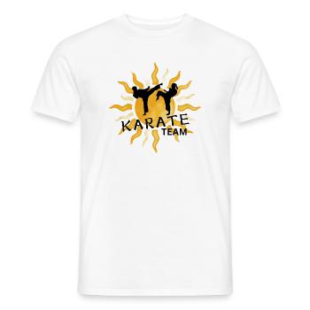 Sun Dancers Duo Graphic - Men's T-Shirt - white - Front - AI Model Male 178 dark (178cm)