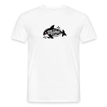 Beste Mama Fischdesign - Männer T-Shirt - Weiß - Vorne - AI Model Male 178 dark (178cm)