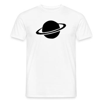 Don de l’espace - T-shirt homme - blanc - Devant - AI Model Male 178 dark (178cm)