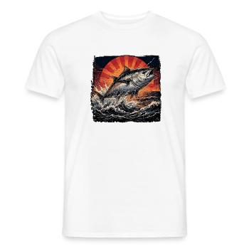 Bluefin Tuna - Men's T-Shirt - white - Front - AI Model Male 178 dark (178cm)