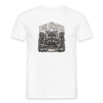 Heavy Metal Skelett Band - Männer T-Shirt - Weiß - Vorne - AI Model Male 178 dark (178cm)
