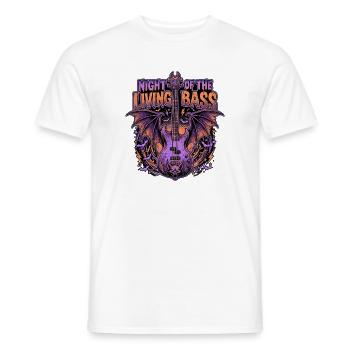 Living Bass Halloween - T-shirt homme - blanc - Devant - AI Model Male 178 dark (178cm)