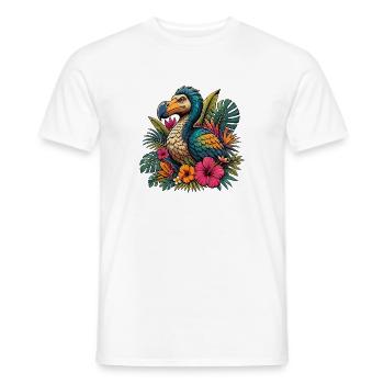 Colorful Parrot Tropical Magic - Men's T-Shirt - white - Front - AI Model Male 178 dark (178cm)