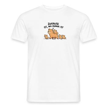 Bärenfamilie: Herzlicher Spaziergang - Männer T-Shirt - Weiß - Vorne - AI Model Male 178 dark (178cm)