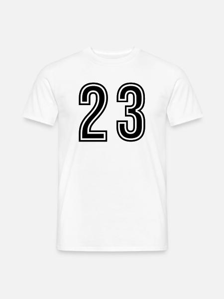 23 Number symbol - Men's T-Shirt - white