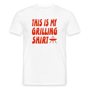 Griller - T-shirt homme - blanc - Devant - AI Model Male 178 dark (178cm)