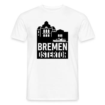 bremen ostertor - Männer T-Shirt - Weiß - Vorne - AI Model Male 178 dark (178cm)