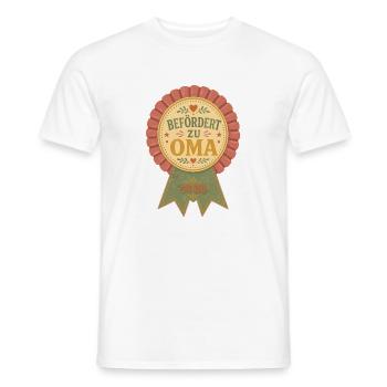 Befördert zur Oma 2026 - Männer T-Shirt - Weiß - Vorne - AI Model Male 178 dark (178cm)