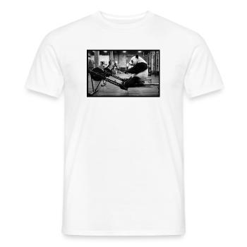 Panda Rowing - Men's T-Shirt - white - Front - AI Model Male 178 dark (178cm)