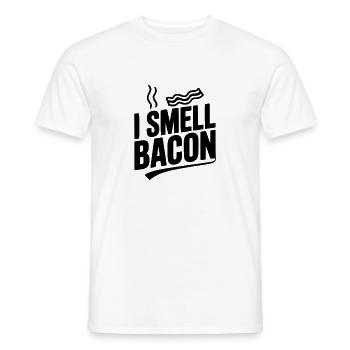 Je sens le bacon - T-shirt homme - blanc - Devant - AI Model Male 178 dark (178cm)