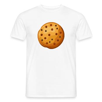 Cookies - T-shirt homme - blanc - Devant - AI Model Male 178 dark (178cm)