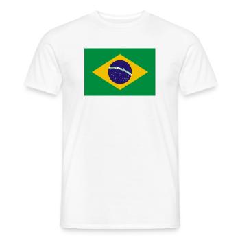 Show off your colors - Brazil - Men's T-Shirt - white - Front - AI Model Male 178 dark (178cm)