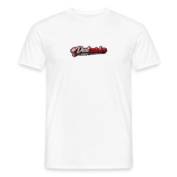 #Dartspieler Hashtag Logo - Männer T-Shirt - Weiß - Vorne - AI Model Male 178 dark (178cm)