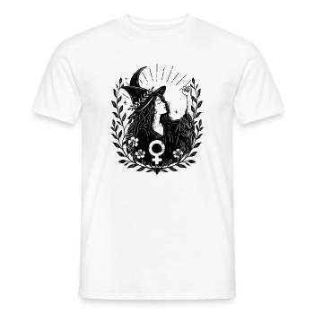 Indomptéee - T-shirt homme - blanc - Devant - AI Model Male 178 dark (178cm)