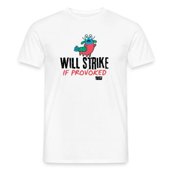Pop Art de créatures provoquées - T-shirt homme - blanc - Devant - AI Model Male 178 dark (178cm)