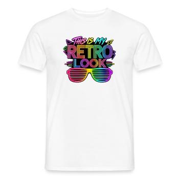 C’est mon costume des années 80 - T-shirt homme - blanc - Devant - AI Model Male 178 dark (178cm)