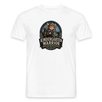 Kindergarten Warrior Quest - Men's T-Shirt - white - Front - AI Model Male 178 dark (178cm)