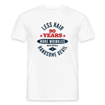 Diable du 90e anniversaire - T-shirt homme - blanc - Devant - AI Model Male 178 dark (178cm)