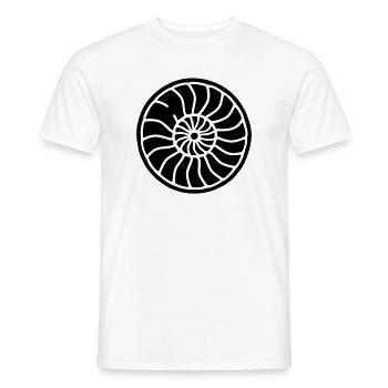Ammonit - Männer T-Shirt - Weiß - Vorne - AI Model Male 178 dark (178cm)