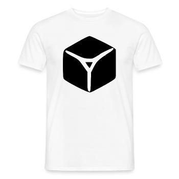 Eiswürfel Eis Geschenk  - Männer T-Shirt - Weiß - Vorne - AI Model Male 178 dark (178cm)