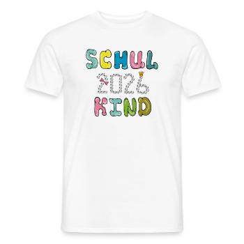 Schulkind 2026  - Männer T-Shirt - Weiß - Vorne - AI Model Male 178 dark (178cm)
