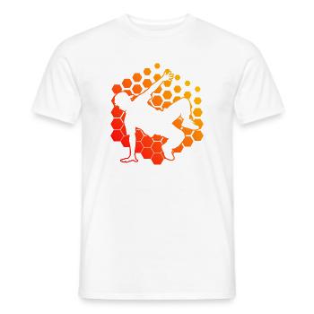 Geschenkidee für einen Breakdancer mit Breakdance - Männer T-Shirt - Weiß - Vorne - AI Model Male 178 dark (178cm)