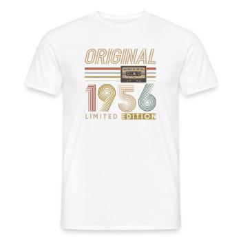 70e anniversaire, 70 ans - T-shirt homme - blanc - Devant - AI Model Male 178 dark (178cm)