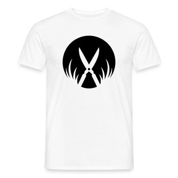 Gardener Hedge Trimmer Gardening - Men's T-Shirt - white - Front - AI Model Male 178 dark (178cm)