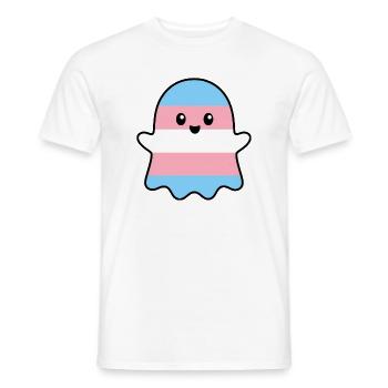 Trans Pride Spirit - Men's T-Shirt - white - Front - AI Model Male 178 dark (178cm)