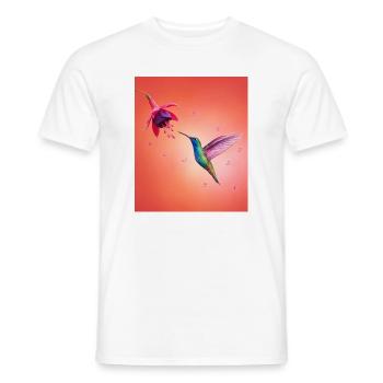 Hummingbird400 dpi - T-shirt homme - blanc - Devant - AI Model Male 178 dark (178cm)