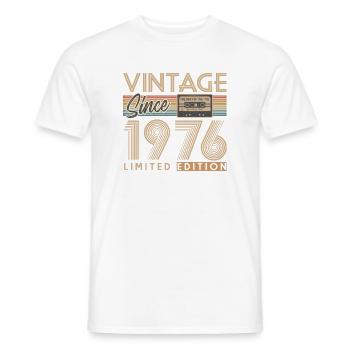 50-jähriges Jubiläum - Männer T-Shirt - Weiß - Vorne - AI Model Male 178 dark (178cm)