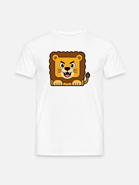 Lion - Men's T-Shirt - white