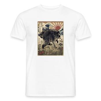Jimothy Viraler Waschbär Lustiges Team Jimothy - Männer T-Shirt - Weiß - Vorne - AI Model Male 178 dark (178cm)
