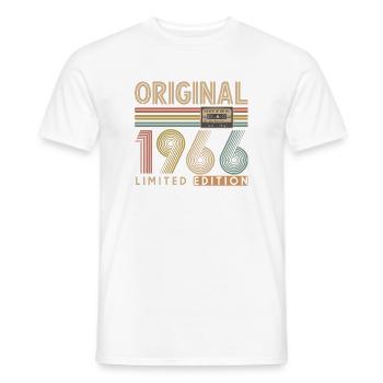60. Geburtstag, 60 Jahre - Männer T-Shirt - Weiß - Vorne - AI Model Male 178 dark (178cm)