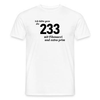 Bestellung Nummer - Männer T-Shirt - Weiß - Vorne - AI Model Male 178 dark (178cm)