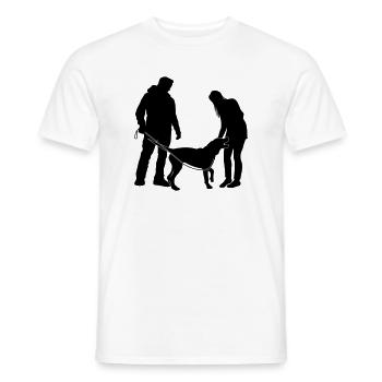 Hundebesitzer - Männer T-Shirt - Weiß - Vorne - AI Model Male 178 dark (178cm)