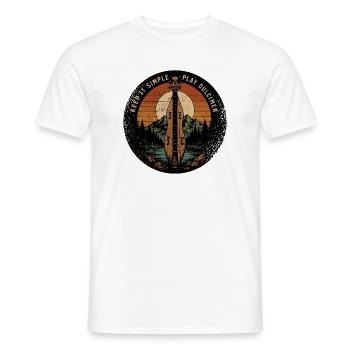 Dulcimer Musicien de Dulcimer Instrument pincé - T-shirt homme - blanc - Devant - AI Model Male 178 dark (178cm)