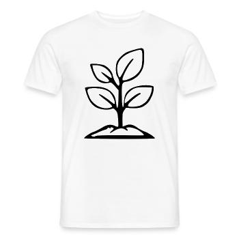 Garden Plant Gardener Gift - Men's T-Shirt - white - Front - AI Model Male 178 dark (178cm)
