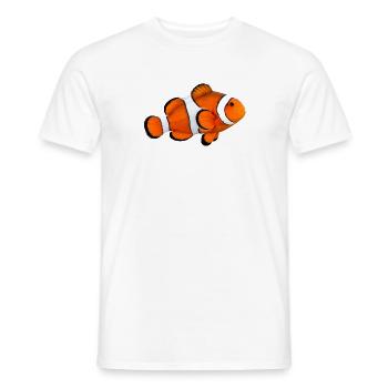 Clownfisch - Männer T-Shirt - Weiß - Vorne - AI Model Male 178 dark (178cm)