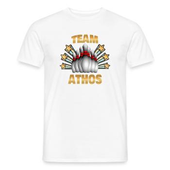 Athos - T-shirt homme - blanc - Devant - AI Model Male 178 dark (178cm)