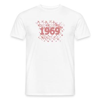 Retro 1969 - Männer T-Shirt - Weiß - Vorne - AI Model Male 178 dark (178cm)