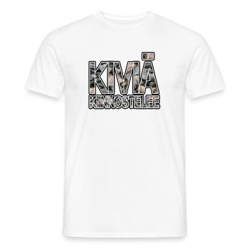 Les pierres s’intéressent à - T-shirt homme - blanc - Devant - AI Model Male 178 dark (178cm)