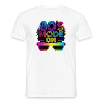 C’est mon costume des années 80 - T-shirt homme - blanc - Devant - AI Model Male 178 dark (178cm)