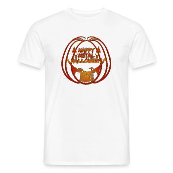 Joyeux Halloween Metal - T-shirt homme - blanc - Devant - AI Model Male 178 dark (178cm)