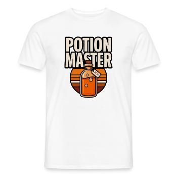 Potion d’Halloween – Maître des potions - T-shirt homme - blanc - Devant - AI Model Male 178 dark (178cm)