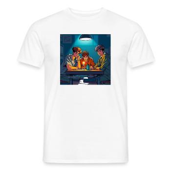 Cooperation - Männer T-Shirt - Weiß - Vorne - AI Model Male 178 dark (178cm)