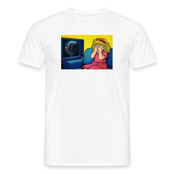 C’était.. Personne n’en veut. - T-shirt homme - blanc - Devant - AI Model Male 178 dark (178cm)